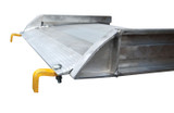 Vestil Aluminum Wheel Walk Ramp Steel Hook Style - 87-5/16 In. x 28 In. 3000 lb - Silver