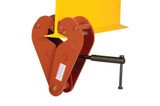 Vestil Steel Beam Clamp Horizontal Lift Style - 20-1/4 In. x 5-1/4 In. x 7-3/4 In. 6000 lb - Orange