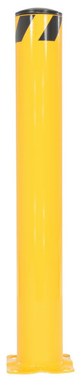 Vestil Steel Pipe Safety Bollard - 42 In. x 5-1/2 In. - Yellow