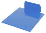 Vestil Steel Deck Platform For Hand Winch Lifts - 24-1/4 In. x 20-1/2 In. 500 lb - Blue