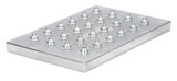 Vestil Steel Transfer Platform - 18 In. x 28 In. 75 lb - Silver