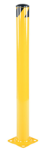 Vestil Steel Pipe Safety Bollard - 48 In. x 4-1/2 In. - Yellow