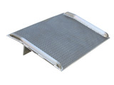 Vestil Aluminum Truck Dock Board - 54 In. x 66 In. 7000 lb - Silver