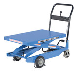 Vestil Premium Steel Scissor Lift Cart with Hand Release - 35-7/16 In. x 23-5/8 In. 1000 lb