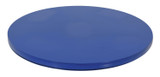 Vestil Steel - 36 In. Carousel, 2K , Round Smooth Top Plate - Blue