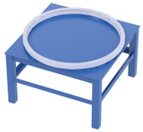 Vestil Factory Installed Steel Elevated Bases for Carousels - 40 In. x 24 In. 6000 lb - Blue