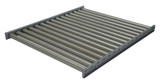Vestil Steel Gravity Roller Conveyor - 52 In. x 60 In. 5000 - Silver