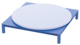 Vestil Factory Installed Steel Elevated Bases for Carousels - 72 In. x 12 In. 6000 lb - Blue