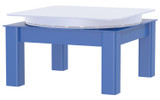 Vestil Factory Installed Steel Elevated Bases for Carousels - 24 In. x 12 In. 4000 lb - Blue
