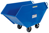 Vestil Steel Chip and Waste Trucks - 17.5 Cubic Feet 1500 lb - Blue