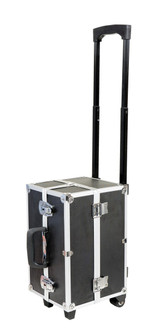 Vestil Aluminum Frame Case with EVA Lining and Trolley - Black/Silver