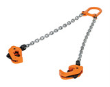 Vestil Steel Chain Drum Lifter - 2000 - Orange/Silver