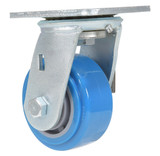 Vestil Polyurethane Swivel Caster - 4 In. Diameter x 2 In. Width 617 lb Light - Blue/Gray