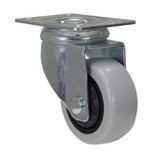 Vestil Polypropylene Swivel Caster - 3 In. Diameter x 1 In. Width 176 lb Light - Gray/Black