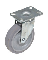 Vestil Thermoplastic Rubber Swivel Caster - 5 In. Diameter x 1 In. Width 325 lb - Gray