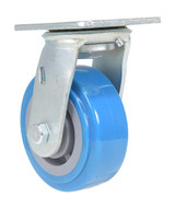 Vestil Polyurethane Swivel Caster - 5 In. Diameter x 2 In. Width 771 lb Light - Blue/Gray