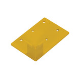 Vestil Steel Transporter Left Corner Guard Option - Yellow