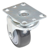 Vestil Polypropylene Swivel Caster - 3 In. Diameter x 1-1/4 In. Width 150 lb Light - Gray/Black