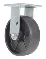 Vestil Glass Filled Nylon Rigid Caster - 6 In. Diameter x 2 In. Width 1200 lb - Black