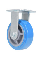 Vestil Polyurethane Rigid Caster - 6 In. Diameter x 2 In. Width 903 lb Light - Blue/Gray
