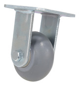 Vestil Thermoplastic Rubber Rigid Caster - 4 In. Diameter x 2 In. Width 485 lb Light - Gray