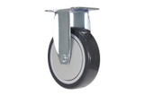Vestil Polyurethane Rigid Caster - 5 In. Diameter x 1 In. Width 330 lb Dark Gray/Light - Gray