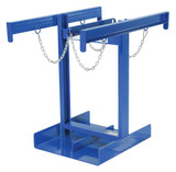 Vestil Steel Cylinder Caddy - 4 Maximum Cylinders 800 lb - Blue