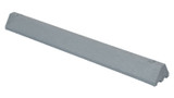 Vestil Recycled Plastic Car Stop - 48 In. x 6 In. x 4 In. - Gray