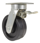 Vestil Phenolic Swivel With Total Lock Caster - 8 In. Diameter x 3 In. Width 2500 lb - Black/Silver