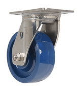 Vestil Solid Polyurethane Swivel Caster - 5 In. Diameter x 2 In. Width 1000 lb Dark - Blue