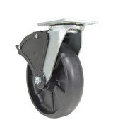 Vestil Glass Filled Nylon Swivel With Total Brake Caster - 8 In. Diameter x 2 In. Width 1250 lb - Black