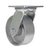 Vestil Cast Iron/Steel Swivel Caster - 5 In. Diameter x 2 In. Width 1322 lb - Silver