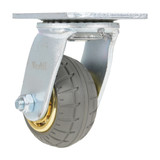 Vestil Flat-Free Swivel Caster - 4 In. Diameter x 2 In. Width 440 lb Dark - Gray