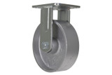 Vestil Cast Iron/Steel Rigid Caster - 6 In. Diameter x 2 In. Width 1543 lb - Silver