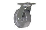 Vestil Cast Iron/Steel Swivel Caster - 6 In. Diameter x 2 In. Width 1543 lb - Silver