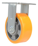 Vestil Polyurethane Rigid Caster - 5 In. Diameter x 2 In. Width 990 lb - Orange/Gray