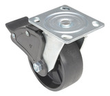 Vestil Glass Filled Nylon Swivel With Total Brake Caster - 5 In. Diameter x 2 In. Width 1000 lb - Black