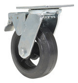 Vestil Rubber Swivel With Total Brake Caster - 6 In. Diameter 2 In. Width 550 lb - Black