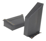 Vestil Vinyl Dock Seal Draft Blocker - 24 In. Length Black / - Yellow