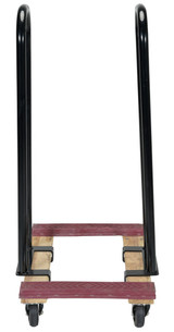 Vestil Steel Dolly Converter - 5 In. x 12-11/16 In. x 39 In. 250 lb - Black