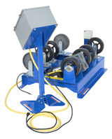 Vestil Steel Horizontal Drum Roller Mixer - 39-5/8 In. x 27-1/2 In. x 16-3/4 In. 1000 lb - Blue