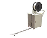 Vestil Steel Semi Automatic Pallet Probe Strapping Machine - 23 In. x 31-1/2 In. x 55 In. 175 lb Maximum Tension - White