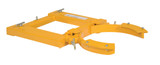 Vestil Steel Adjustable Single Drum Gripper - 24 In. x 28 In. x 8 In. 1500 lb - Yellow