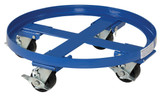 Vestil Steel Heavy Duty Mobile Drum Dolly - 24-1/2 In. x 24-1/2 In. x 7-1/8 In. 2000 lb - Blue