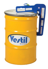 Vestil Steel Drum Lifter Fork/Chain 20-13/16 In x 4-1/16 In x - 22-1/4 In 1500 lb - Blue