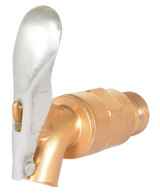 Vestil Aluminum Manual Drum Faucet with Lockable Handle - 3/4 In. Bung