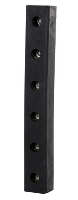 Vestil Hardened Molded Rubber Bumper - 30 In. Length - Black