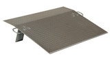 Vestil Aluminum Economizer Dock Plate Usable - 48 In. x 36 In. 3/8 In. Plate Thickness 3500 lb