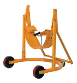 Vestil Steel Manual Drum Carrier/Rotator For Steel Drums - 55 Gallon 800 lb - Yellow