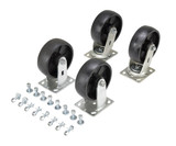 Vestil Glass Filled Nylon Caster Kit - 6 In. x 2 In. 4800 lb - Black